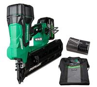 Metabo HPT 36V MultiVolt Cordless Forming Nailer, 3-1/2 Inch Duplex/Double Headed Fasteners, Power Tool with 2.5Ah Lithium Ion Battery, Drives 900 Nails per Charge, NR3675DD