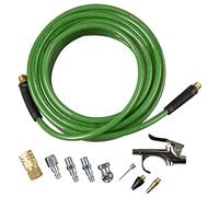 Metabo HPT Kit de accesorios para compresor de aire | Manguera de aire de polietileno de 50 pies x 1/4 pulgadas con accesorios | Kit de 10 piezas | 115749M
