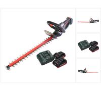Metabo HS 18 LTX 45 cortasetos sin cable 18 V 43 cm + 2x batería 4,0 Ah + cargador