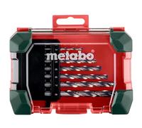 Metabo Set de brocas HSS-G para metal, 8 piezas 3–10 mm