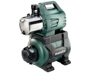 metabo HWW 6000/25 Inox Estación de Bombeo, Bomba de Agua y Riego 1300 W | Bomba doméstica inox, caudal 6000 l/h, altura 55 m, caldera presurizada, suministro de agua limpia, 64 x 52,5 x 36 cm
