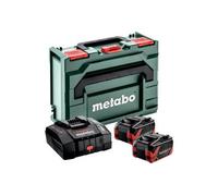 METABO Juego básico 2x LiHDX 8,0 Ah ASC 290 + metaBOX 145 685305000