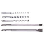 Metabo - Juego de brocas y cinceles, 5 piezas 630465000