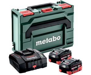 Metabo: Juego de herramientas básico 2 x LiHD 8.0 Ah + ASC 290 + metaBOX 145