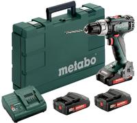 METABO: Juego de taladro atornillador a batería SB 18 L (602317540); metaBOX 145