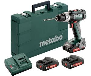 METABO: Juego de taladro atornillador a batería SB 18 L (602317540); metaBOX 145