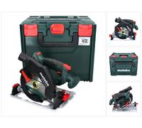 Metabo Sierra circular a batería KS 18 LTX 57 (601857840) – 18 V Li‑Ion, con maletín MetaLoc