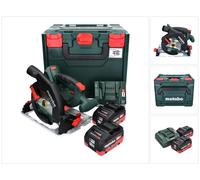 Metabo KS 18 LTX 57 Sierra circular sin cable 18 V 165 mm + 2x batería 10,0 Ah + cargador + metaBOX