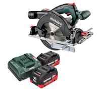 Metabo KS 18 LTX 57 Sierra circular sin cable 18 V 165 mm + 2x batería LiHD 10,0 Ah + cargador