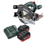 Metabo KS 18 LTX 57 Sierra circular sin cable 18 V 165 mm + 2x batería LiHD 5,5 Ah + cargador