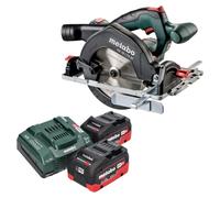 Metabo KS 18 LTX 57 Sierra circular sin cable 18 V 165 mm + 2x batería LiHD 8,0 Ah + cargador