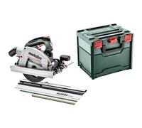 Metabo KS 18 LTX 66 BL - Sierra circular inalámbrica metaBOX 340- con riel KFS 44-691194000
