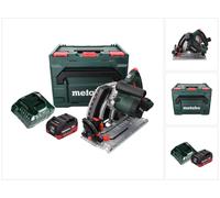 Metabo KT 18 LTX 66 BL sierra circular de inmersión sin cable 18 V 165 mm + 1x batería 10,0 Ah + cargador + metaBOX