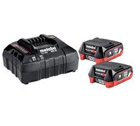 METABO MÁQUINAS - Basic-Set 2x LiHD 4,0 Ah