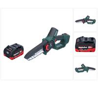 Metabo MS 18 LTX 15 Motosierra sin cable 18 V 15 cm 5 m/s + 1x batería 5,5 Ah - sin cargador gert