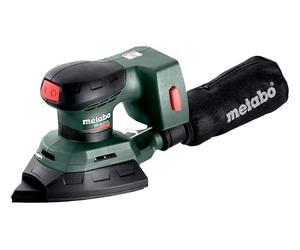 metabo Multilijadora inalámbrica SM 18 LTX BL - 18 V, 20.000 /min Número de oscilaciones - Motor sin escobillas, placa de lijado triangular/rectangular, bolsa para el polvo, agarre suave, baja