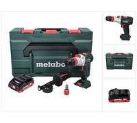 Metabo SB 18 LTX BL Q I Taladradora de percusión sin cable 18 V 130 Nm sin escobillas + 1x batería recargable 4,0 Ah + metaBOX - sin cargador