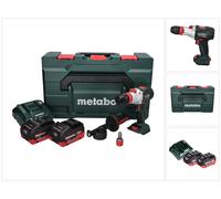 Metabo SB 18 LTX BL Q I Taladradora de percusión sin cable 18 V 130 Nm sin escobillas + 2x batería 8,0 Ah + cargador + metaBOX