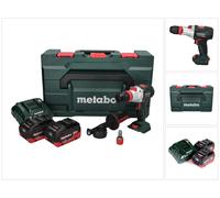 Metabo SB 18 LTX BL Q I Taladradora de percusión sin cable 18 V 130 Nm sin escobillas + 2x batería recargable 5,5 Ah + cargador + metaBOX