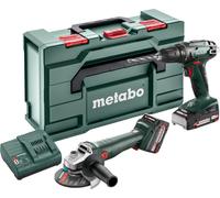 Metabo SET 2.4.3, 18 V, pistola atornilladora, mango de pistola, color , verde y rojo, 1600 RPM, 450 RPM, 24 Nm