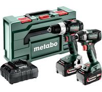 Metabo SET 2.8.4, 18V, pistola de atornillar, mango de pistola, color , verde y rojo, 2100 RPM, 600 RPM, 34 Nm