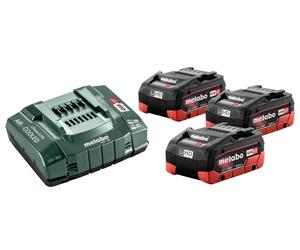 METABO Set básico (cargador + baterías) 18V / 3x LiHD 5,5 Ah 685074000