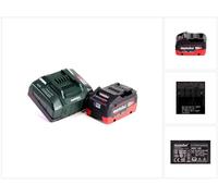 Metabo set básico de batería 18V con 1x batería LiHD 8.0Ah ( 625369000 ) + cargador ASC 145 ( 627378000 )