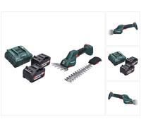 Metabo SGS 18 LTX Q Batería para cortabordes y tijeras para setos 18 V + 2 baterías 4,0 Ah + cargador
