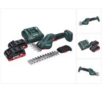 Metabo SGS 18 LTX Q Batería para cortabordes y tijeras para setos 18 V + 2 baterías 4,0 Ah + cargador