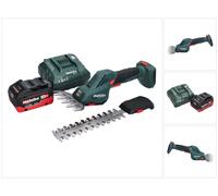 Metabo SGS 18 LTX Q Batería para tijeras para césped y arbustos 18 V + 1 batería de 5,5 Ah + cargador