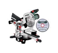 Metabo - Sierra de cinta e inglete 254 mm, 1450 W, con desplazamiento 613254900