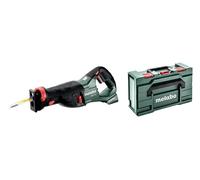 Metabo - Sierra de sable inalámbrica SSEP 18 LT 18 V, con mango Softgrip, velocidad de carrera 0-3000/min, cambio de hoja sin herramientas, con Metabox, sierra 601616840