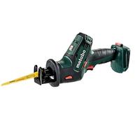 Metabo Sierra de sable a batería SSE 18 LTX Compact – 18 V, Sistema Quick, sin batería ni cargador
