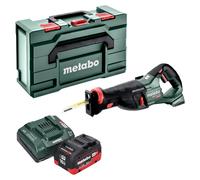 Metabo SSEP 18 LT BL sierra de sable sin cable 18 V 32 mm sin escobillas + 1x batería LiHD 10,0 Ah + cargador + metabox