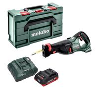 Metabo SSEP 18 LT BL sierra de sable sin cable 18 V 32 mm sin escobillas + 1x batería LiHD 4,0 Ah + cargador + metabox