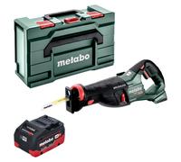 Metabo SSEP 18 LT BL sierra de sable sin cable 18 V 32 mm sin escobillas + 1x batería LiHD 5,5 Ah + metabox - sin cargador