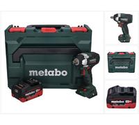 Metabo SSW 18 LT 300 BL 18 V 300 Nm atornillador de impacto sin escobillas + 1x batería 5,5 Ah + metaBOX - sin cargador