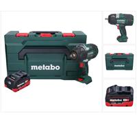 Metabo SSW 18 LTX 1450 BL 18 V 1450 Nm atornillador de impacto sin escobillas + 1x batería 5,5 Ah + metaBOX - sin cargador