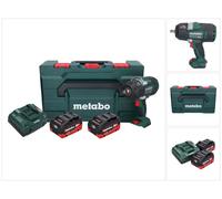 Metabo SSW 18 LTX 1450 BL llave de impacto sin cable 18 V 1450 Nm ( 602401810 ) sin escobillas + 2x batería recargable 8,0 Ah + cargador + metaBOX