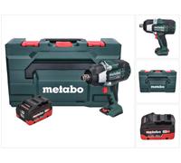 Metabo SSW 18 LTX 1750 BL llave de impacto sin cable 18 V 1750 Nm 3/4" sin escobillas + 1x batería recargable 10,0 Ah + metaBOX - sin cargador