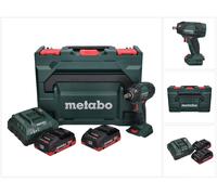 Metabo SSW 18 LTX 300 BL llave de impacto sin cable 18 V 300 Nm 1/2" sin escobillas ( 602395800 ) + 2x batería recargable 4,0 Ah + cargador + metaBOX