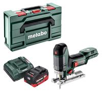 Metabo ST 18 LT 130 BL sierra de calar sin cable 18 V 130 mm sin escobillas + 1x batería LiHD 5,5 Ah + cargador + metabox