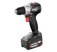 metabo Taladro para batería BS 18 BL Edition - 18 V, CAS, par de giro de 60 Nm, taladro Ø de 36 mm - Sin escobillas, compacto y potente para perforar y atornillar con precisión - Incluye batería (18V