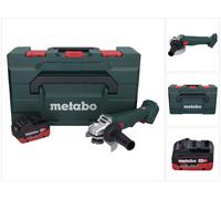Metabo W 18 L 9-125 18 V 125 mm amoladora angular sin cable + 1x batería 5,5 Ah + metaBOX - sin cargador