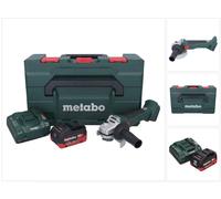 Metabo W 18 L BL 9-125 amoladora angular sin cable 18 V 125 mm sin escobillas + 1x batería recargable 10,0 Ah + cargador + metaBOX