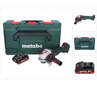 Metabo WVB 18 LTX BL 15-125 Quick amoladora angular sin cable 18 V 125 mm sin escobillas + 1x batería recargable 4,0 Ah + metaBOX - sin cargador