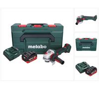 Metabo WVB 18 LTX BL 15-125 Quick amoladora angular sin cable 18 V 125 mm sin escobillas + 1x batería recargable 8,0 Ah + cargador + metaBOX