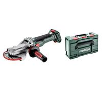 metabo WVBF 18 LTX BL 15-125 Quick, Amoladora de Cabeza Plana 18V, 125 mm