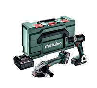 Metabo zestaw combo 18v 2.6.5 18 v (bs 18 l bl + w 18 l bl 9-125 quick