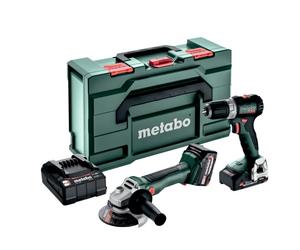 Metabo zestaw combo 18v 2.6.5 18 v (bs 18 l bl + w 18 l bl 9-125 quick
